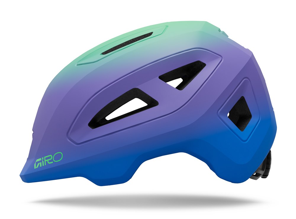 Kask dziecięcy GIRO SCAMP II matte blue jewel/vivid green roz. S (49-53 cm) (NEW 2026)