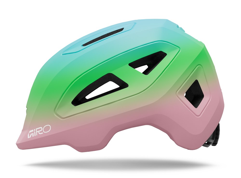 Kask dziecięcy GIRO SCAMP II matte light pink/green fade roz. S (49-53 cm) (NEW 2026)