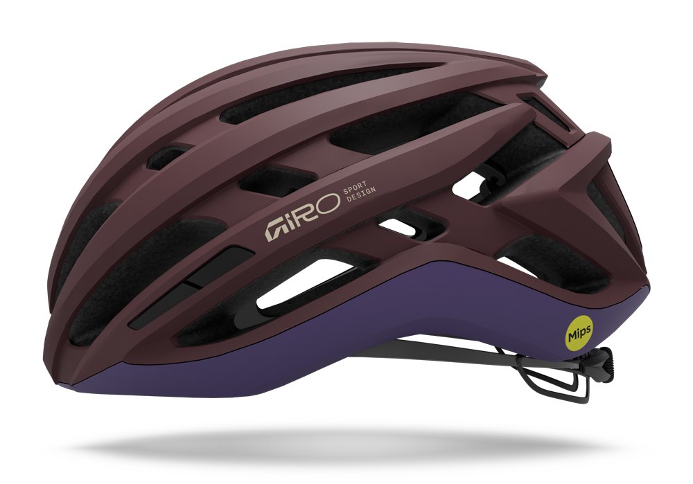 Kask szosowy GIRO AGILIS MIPS matte dark maroon roz. L (59-63 cm) (NEW 2026)