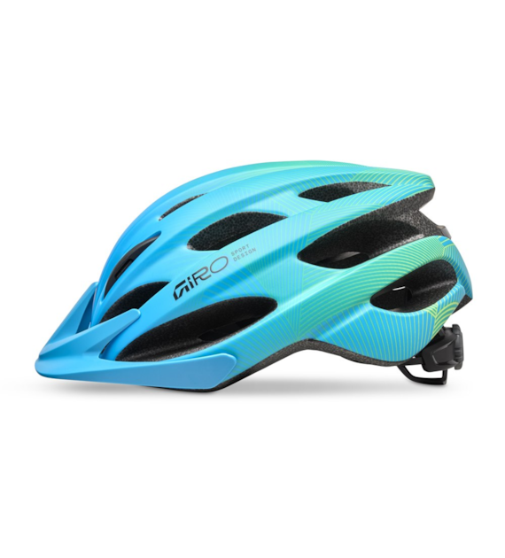 Kask dziecięcy juniorski GIRO RAZE matte blue/green roz. Uniwersalny (50-57 cm) (NEW)