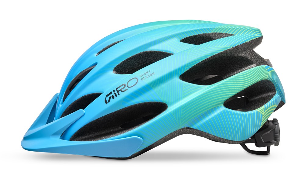 Kask dziecięcy juniorski GIRO RAZE matte blue/green roz. Uniwersalny (50-57 cm) (NEW 2026)