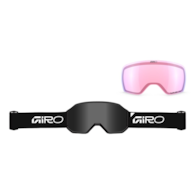 Gogle zimowe GIRO REVOLT PRO BLACK WORDMARK (Super Large OTG) (Cylindryczne) (Szyba lustrzana kolorowa VIVID-Carl Zeiss  JET BLACK 4-8% S4 + Szyba lustrzana kolorowa VIVID-Carl Zeiss  INFRARED 44-80% S1) (NEW 2026/2027)