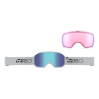 Gogle zimowe GIRO REVOLT PRO WHITE WORDMARK (Super Large OTG) (Cylindryczne) (Szyba lustrzana kolorowa VIVID-Carl Zeiss ROYAL 19-43% S2 + Szyba lustrzana kolorowa VIVID-Carl Zeiss  INFRARED 44-80% S1) (NEW 2026/2027)