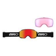 Gogle zimowe GIRO REVOLT PRO BLACK WORDMARK (Super Large OTG) (Cylindryczne) (Szyba lustrzana kolorowa VIVID-Carl Zeiss EMBER 19-43% S2 + Szyba lustrzana kolorowa VIVID-Carl Zeiss  INFRARED 44-80% S1) (NEW 2026/2027)