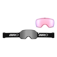 Gogle zimowe GIRO REVOLT PRO BLACK WORDMARK (Super Large OTG) (Cylindryczne) (Szyba lustrzana kolorowa VIVID-Carl Zeiss ONYX 9-18% S3 + Szyba lustrzana kolorowa VIVID-Carl Zeiss  INFRARED 44-80% S1) (NEW 2026/2027)