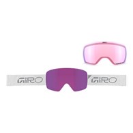 Gogle zimowe GIRO CONTOUR RS WHITE/SILVER WORDMARK (Szyba lustrzana kolorowa VIVID-Carl Zeiss PINK 19-43% S2 + Szyba lustrzana kolorowa VIVID-Carl Zeiss INFRARED 44-80% S1) (NEW 2026/2027)