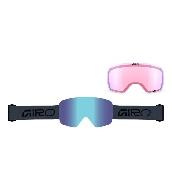 Gogle zimowe GIRO CONTOUR RS SAPPHIRE WORDMARK (Szyba lustrzana kolorowa VIVID-Carl Zeiss ROYAL 19-43% S2 + Szyba lustrzana kolorowa VIVID-Carl Zeiss INFRARED 44-80% S1) (NEW 2026/2027)