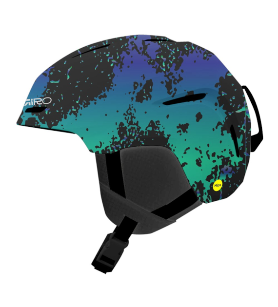 Kask zimowy juniorski GIRO SPUR MIPS matte blue / green surge roz. M (55.5-59 cm) (NEW 2026/2027)