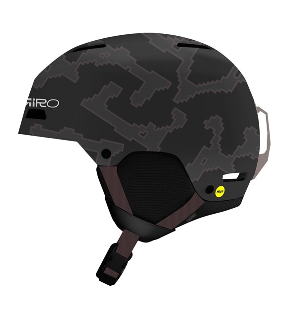 Kask zimowy juniorski GIRO CRUE MIPS matte/gloss pixel black drift roz. S (52-55.5 cm) (NEW 2026/2027) (Special Edition)