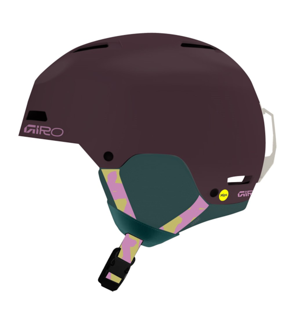 Kask zimowy juniorski GIRO CRUE MIPS matte mulberry namuk roz. XS (48.5-52 cm) (NEW 2026/2027)