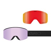 Gogle zimowe GIRO AXIS BLACK STACKED (OTG) (Cylindryczne) (Szyba lustrzana kolorowa VIVID-Carl Zeiss APEX 81-100% S0 + Szyba lustrzana kolorowa VIVID-Carl Zeiss EMBER 19-43% S2) (NEW 2026/2027)