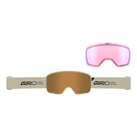 Gogle zimowe GIRO AXIS STONE STACKED (OTG) (Cylindryczne) (Szyba lustrzana kolorowa VIVID-Carl Zeiss PETROL 19-43% S2 + Szyba lustrzana kolorowa VIVID-Carl Zeiss INFRARED 44-80% S1) (NEW 2026/2027)