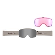 Gogle zimowe GIRO AXIS CLOUD GREY STACKED (OTG) (Cylindryczne) (Szyba lustrzana kolorowa VIVID-Carl Zeiss ONYX 9-18% S3 + Szyba lustrzana kolorowa VIVID-Carl Zeiss INFRARED 44-80% S1) (NEW 2026/2027)