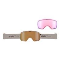 Gogle zimowe GIRO AXIS CLOUD GREY STACKED (OTG) (Cylindryczne) (Szyba lustrzana kolorowa VIVID-Carl Zeiss PETROL 19-43% S2 + Szyba lustrzana kolorowa VIVID-Carl Zeiss INFRARED 44-80% S1) (NEW 2026/2027)