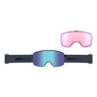 Gogle zimowe GIRO AXIS SAPPHIRE STACKED (OTG) (Cylindryczne) (Szyba lustrzana kolorowa VIVID-Carl Zeiss ROYAL 19-43% S2 + Szyba lustrzana kolorowa VIVID-Carl Zeiss INFRARED 44-80% S1) (NEW 2026/2027)