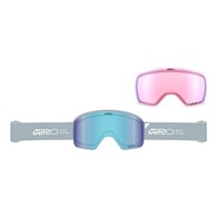 Gogle zimowe GIRO AXIS SKY BLUE STACKED (OTG) (Cylindryczne) (Szyba lustrzana kolorowa VIVID-Carl Zeiss ROYAL 19-43% S2 + Szyba lustrzana kolorowa VIVID-Carl Zeiss INFRARED 44-80% S1) (NEW 2026/2027)