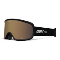 Gogle zimowe GIRO CRUZ BLACK STACKED (OTG) (Cylindryczne) (Szyba lustrzana kolorowa AMBER ROSE 19-43% S2) (NEW 2026/2027)
