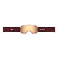 Gogle zimowe GIRO CRUZ DARK MAROON STACKED (OTG) (Cylindryczne) (Szyba lustrzana kolorowa AMBER GOLD 19-43% S2) (NEW 2026/2027)