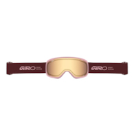 Gogle zimowe GIRO CRUZ DARK MAROON STACKED (OTG) (Cylindryczne) (Szyba lustrzana kolorowa AMBER GOLD 19-43% S2) (NEW 2026/2027)