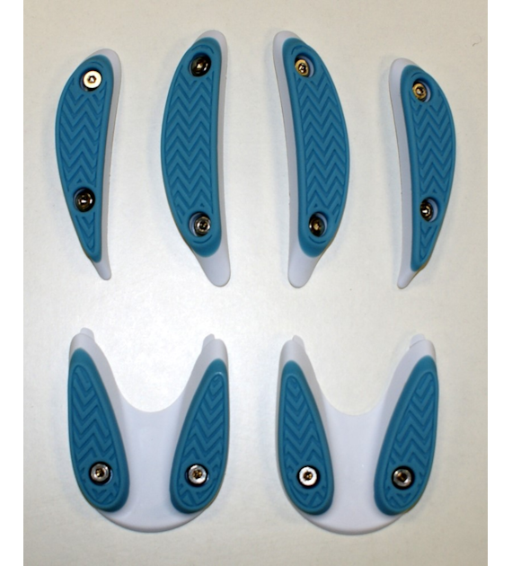 Obcasy do butów mtb GIRO WALKING PAD white mlk blue roz.38