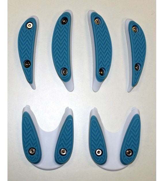 Obcasy do butów mtb GIRO WALKING PAD white mlk blue roz.40