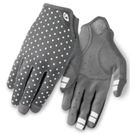 Rękawiczki damskie GIRO LA DND długi palec dark shadow white dots roz. L (obwód dłoni 190-204 mm / dł. dłoni 185-195 mm) (NEW 2025)