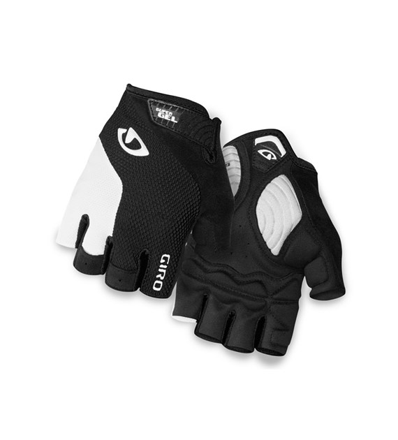 Rękawiczki męskie GIRO STRADEDURE SGEL krótki palec white black roz. XXL (obwód dłoni od 267 mm / dł. dłoni od 211 mm) (NEW)