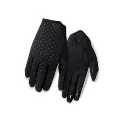 Rękawiczki damskie GIRO LA DND długi palec black dots roz. M (obwód dłoni 170-189 mm / dł. dłoni 170-184 mm) (NEW)