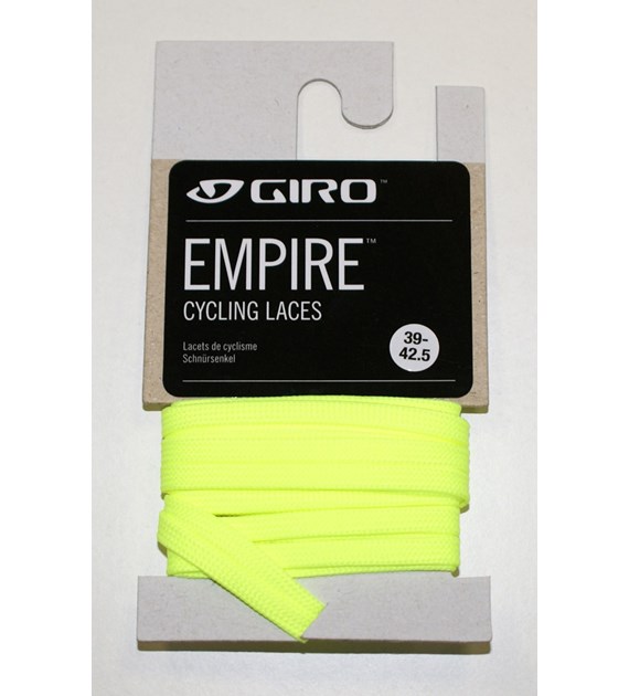 Sznurówki GIRO EMPIRE LACES (52 /132cm roz.43-45.5) highlight yellow