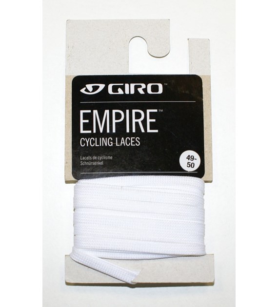 Sznurówki GIRO EMPIRE LACES (50 /127cm roz.39-42.5) white