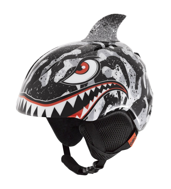 Kask zimowy GIRO LAUNCH PLUS black grey tiger shark roz. S (52-55.5 cm) (NEW 2023/2024)