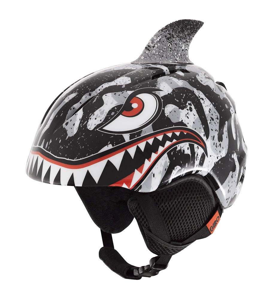 Kask zimowy GIRO LAUNCH PLUS black grey tiger shark roz. S (52-55.5 cm) (NEW 2023/2024)