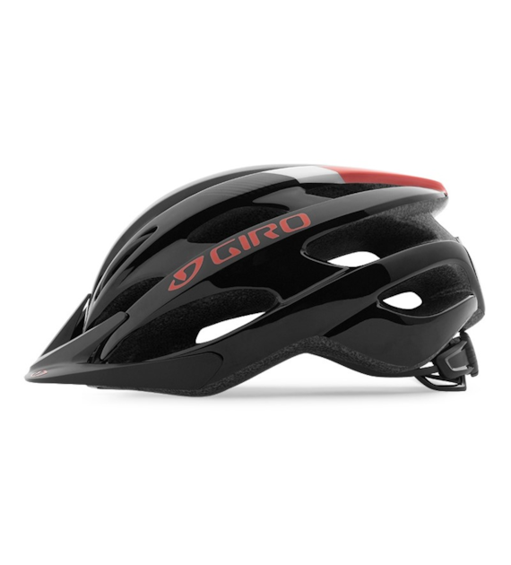 Kask mtb GIRO REVEL black bright red roz. Uniwersalny (54-61 cm).