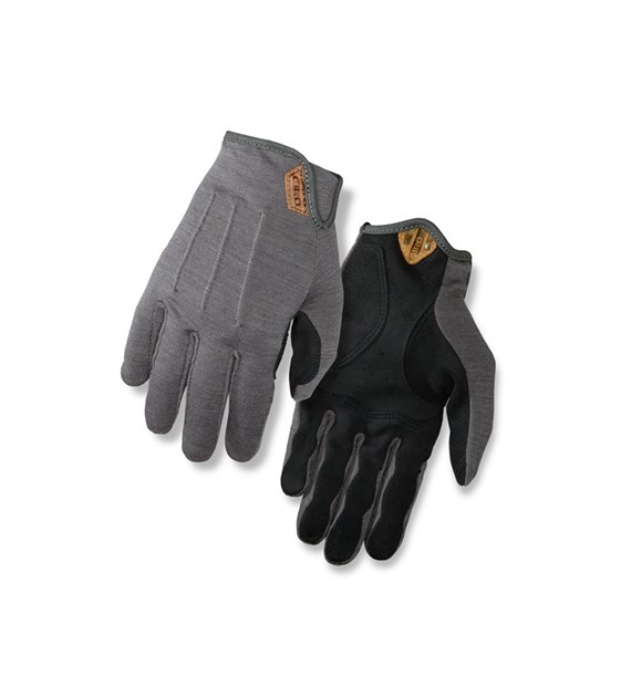 Rękawiczki męskie GIRO D'WOOL długi palec titanium roz. XXL (obwód dłoni od 267 mm / dł. dłoni od 211 mm) (WYPRZEDAŻ -50%)