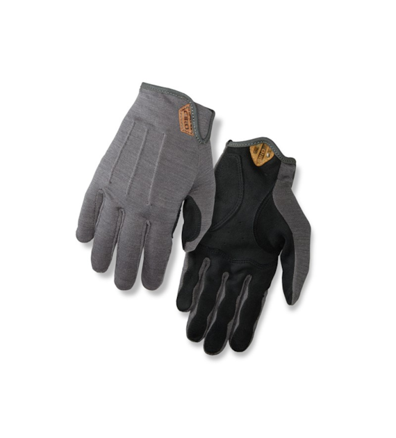 Rękawiczki męskie GIRO D'WOOL długi palec titanium roz. XXL (obwód dłoni od 267 mm / dł. dłoni od 211 mm)