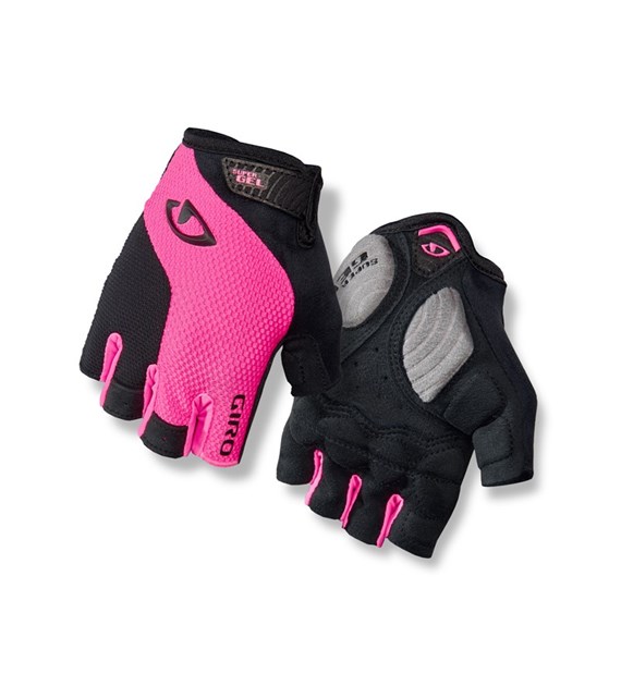 Rękawiczki damskie GIRO STRADA MASSA SG krótki palec bright pink roz. S (obwód dłoni 155-169 mm / dł. dłoni 160-169 mm)