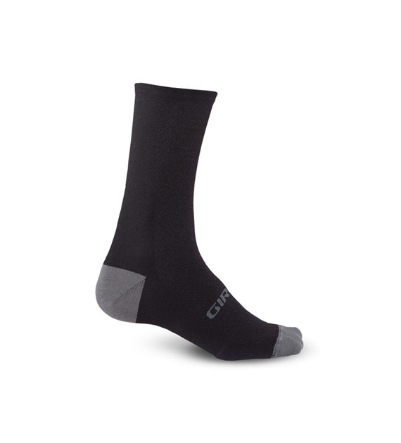 Skarpety GIRO HRC + MERINO WOOL black charcoal roz. S (36-39) (NEW)