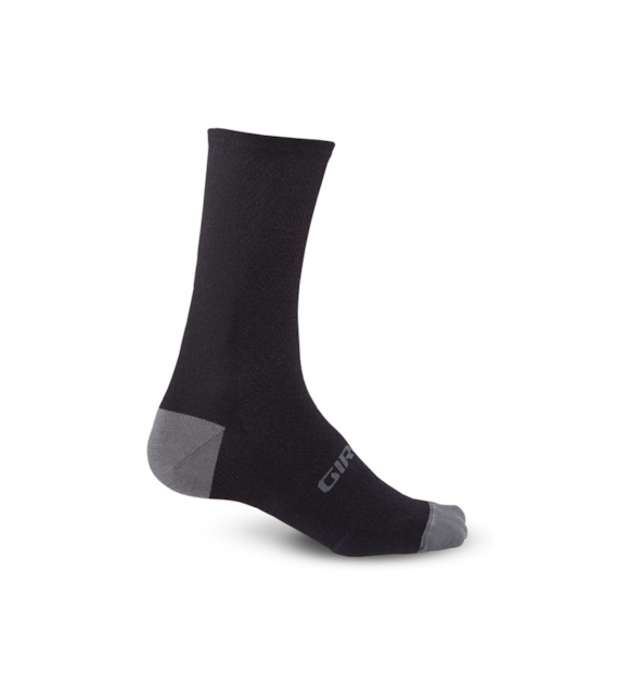 Skarpety GIRO HRC + MERINO WOOL black charcoal roz. M (40-42) (NEW)