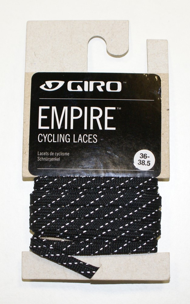 Sznurówki GIRO EMPIRE LACES (50 /127cm roz.39-42.5) black reflective