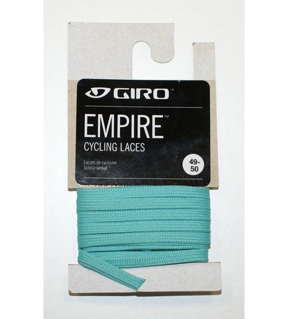 Sznurówki GIRO EMPIRE LACES (52 /132cm roz.43-45.5) turquoise