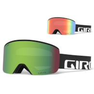 Gogle zimowe GIRO AXIS BLACK WORDMARK (OTG) (Cylindryczne) (Szyba lustrzana kolorowa VIVID-Carl Zeiss VIVID EMERALD 19-42% S2 + Szyba lustrzana kolorowa VIVID-Carl Zeiss INFRARED 58% S1) (NEW 2023/2024)