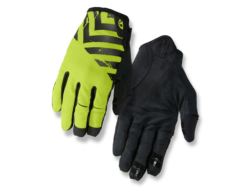 Rękawiczki męskie GIRO DND długi palec black lime roz. M (obwód dłoni 203-229 mm / dł. dłoni 181-188 mm) (WYPRZEDAŻ -50%)