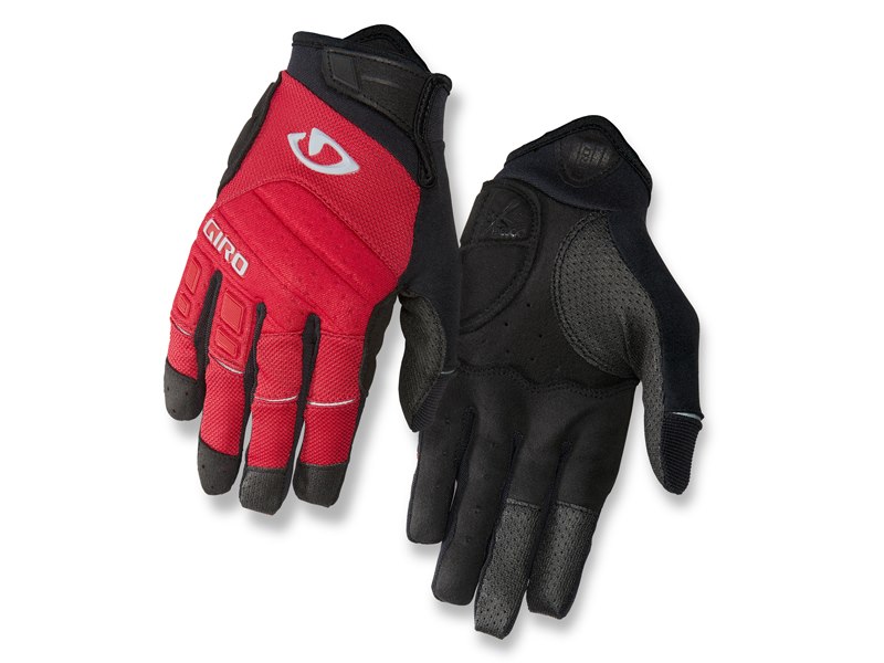 Rękawiczki męskie GIRO XEN długi palec dark red black grey roz. M (obwód dłoni 203-229 mm / dł. dłoni 181-188 mm) (WYPRZEDAŻ -70%)