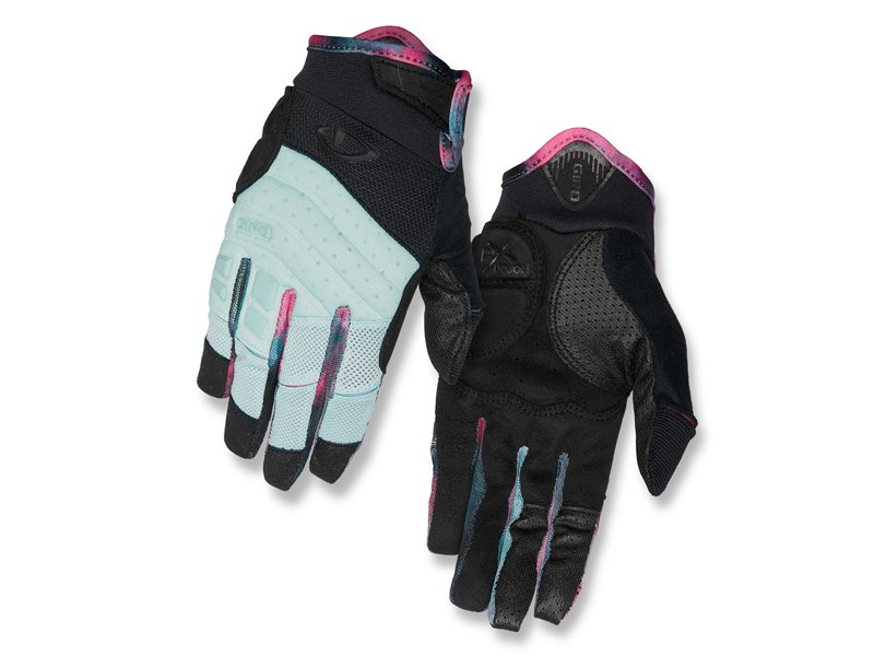 Rękawiczki damskie GIRO XENA długi palec mint tie-dye roz. M (obwód dłoni 170-189 mm / dł. dłoni 170-184 mm) (WYPRZEDAŻ -70%)