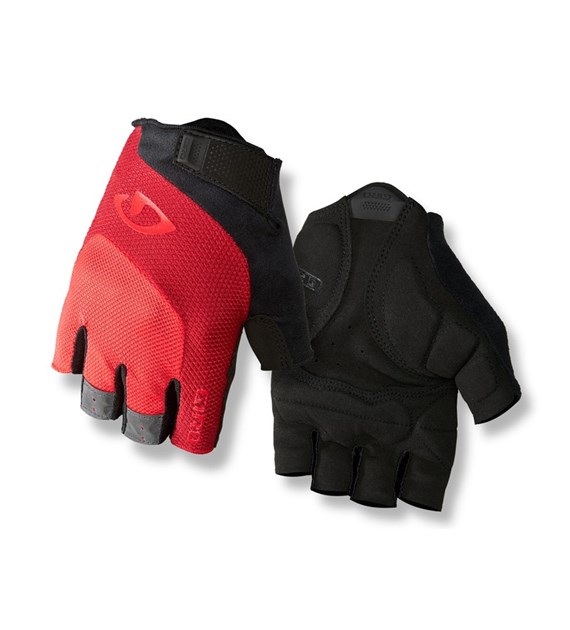 Rękawiczki męskie GIRO BRAVO GEL krótki palec bright red roz. XXL (obwód dłoni od 267 mm / dł. dłoni od 211 mm) (NEW)
