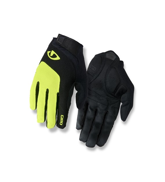 Rękawiczki męskie GIRO BRAVO GEL LF długi palec highlight yellow roz. XXL (obwód dłoni od 267 mm / dł. dłoni od 211 mm) (NEW)