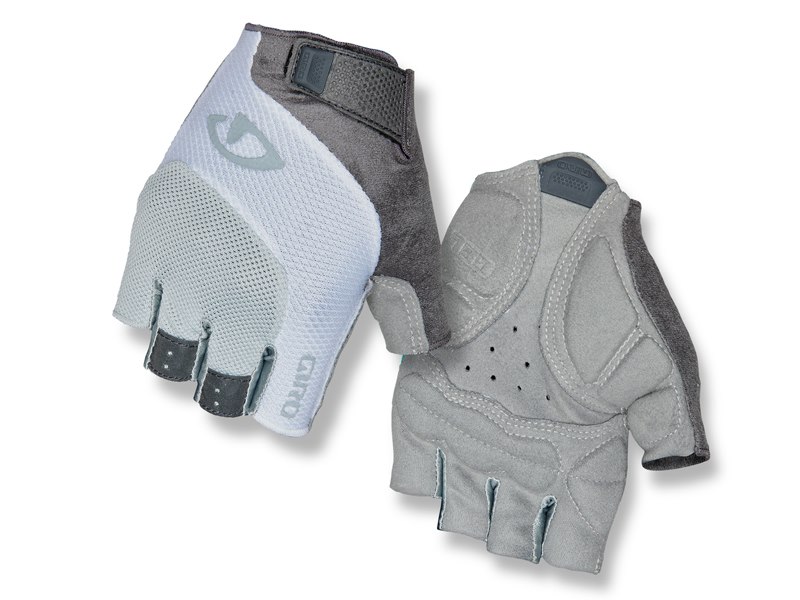 Rękawiczki damskie GIRO TESSA GEL krótki palec grey white roz. M (obwód dłoni 170-189 mm / dł. dłoni 170-184 mm) (WYPRZEDAŻ -50%)