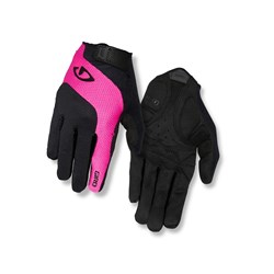 Rękawiczki damskie GIRO TESSA GEL LF długi palec black bright pink roz. M (obwód dłoni 170-189 mm / dł. dłoni 170-184 mm) (NEW)