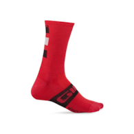 Skarpety GIRO SEASONAL MERINO WOOL dark red black grey roz. XL (46-48) (DWZ)