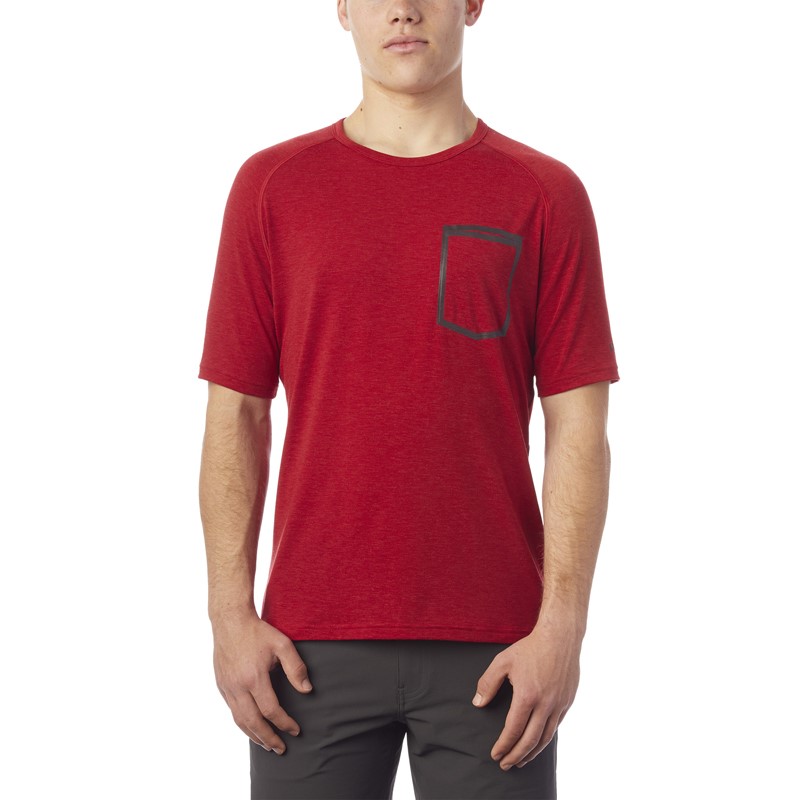 Koszulka męska GIRO VENTURE JERSEY krótki rękaw dark red roz. M (NEW)